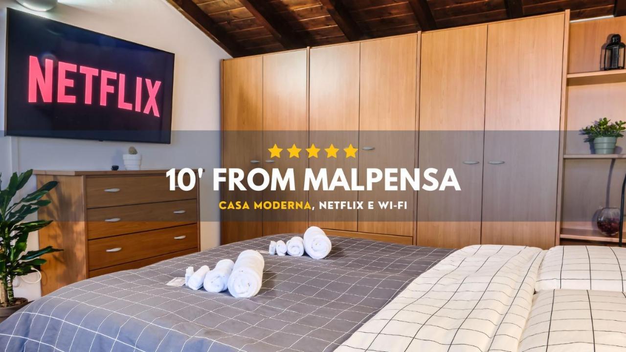 דירות Casorate Sempione 10' From Malpensa Casa Moderna, Netflix & Wi-Fi מראה חיצוני תמונה